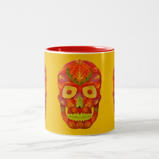 Taza Bicolor Aspen Leaf Skull 16 (Centro)