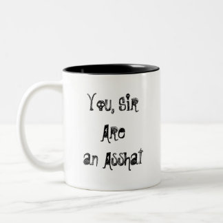 Taza Bicolor Asshat Mug