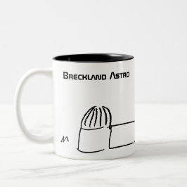 Taza Bicolor Astro Mug de White Breckland (con texto)