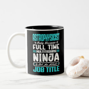 Taza Bicolor Astrofísico Multitarea Habilidad laboral de cienci