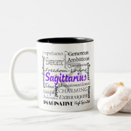 Taza Bicolor Astrología sagittariana personalizada Zodiac Horos