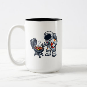 Taza Bicolor Astronaut a la parrilla