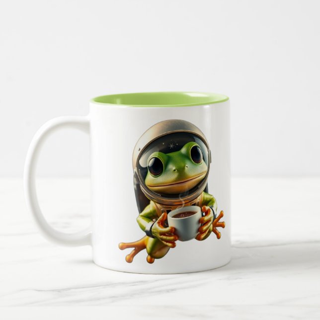 Taza Bicolor Astronaut Frog (Izquierda)