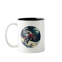 Astronauta montando la cruz en la luna