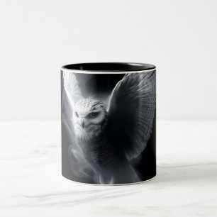 Taza Bicolor Astronauta Sentado en el Planeta Anulado Galaxia C
