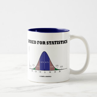 Taza Bicolor Atado con alambre para las estadísticas (actitud
