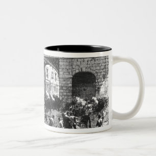 Taza Bicolor Ataque contra la prisión Van en Manchester