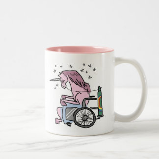 Taza Bicolor Ataque del unicornio del robot