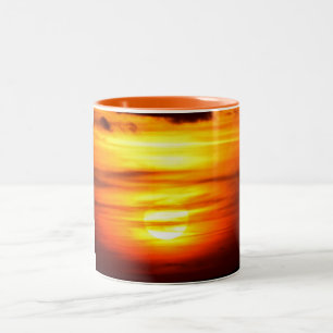 Taza Bicolor Atardecer de otoño