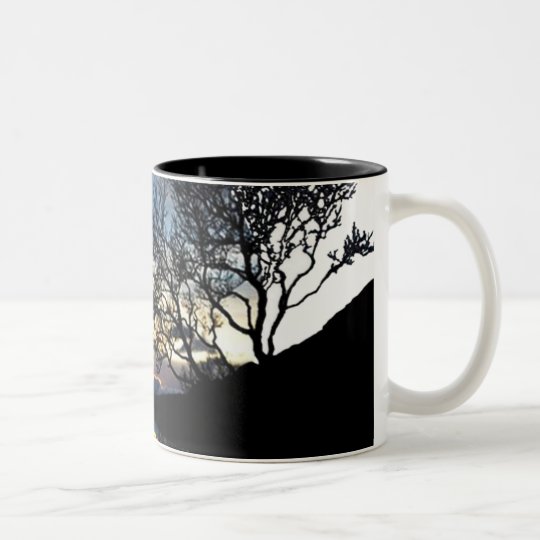 Taza Bicolor Atardecer en el paraiso