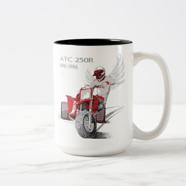 TAZA BICOLOR ATC 250R 1981 - 1986 (Derecha)