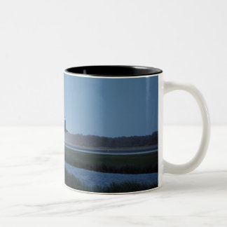 Taza Bicolor Aterrizaje del descubrimiento del transbordador