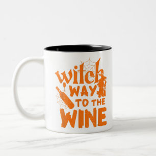 Taza Bicolor Aterrorífico y gracioso Halloween Todos los hormig
