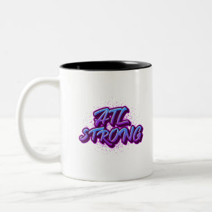 Taza Bicolor ATL Strong Graffiti Style