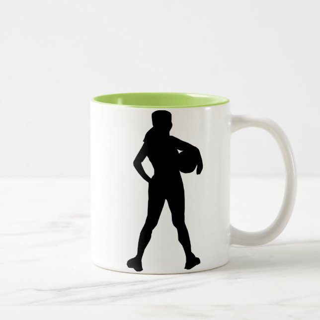 Taza Bicolor Atleta del chica; Guay (Derecha)
