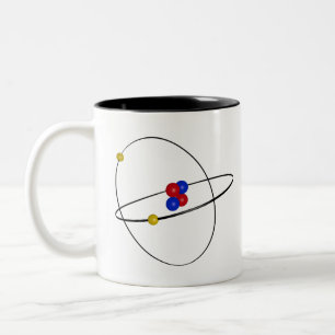 Taza Bicolor Átomo de helio