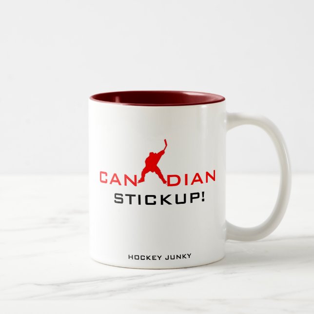 TAZA BICOLOR ¡ATRACO A MANO ARMADA CANADIENSE! (Derecha)