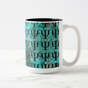 Taza Bicolor Atractiva sicología turquesa