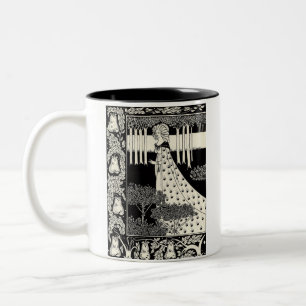 TAZA BICOLOR AUBREY BEARDSLEY