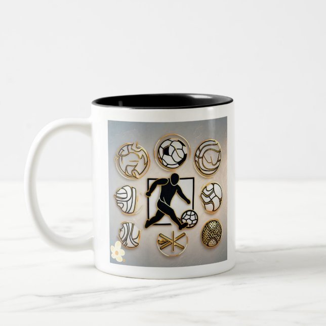 Taza Bicolor "Audaces diseños deportivos" (Izquierda)