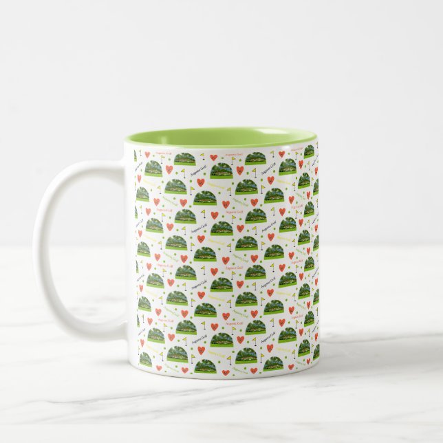 Taza Bicolor Augusta Golf 12th Hole Mug (Izquierda)
