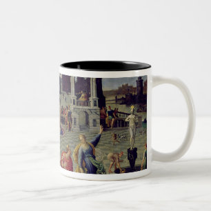 Taza Bicolor Augustus y la sibila de Tiburtine