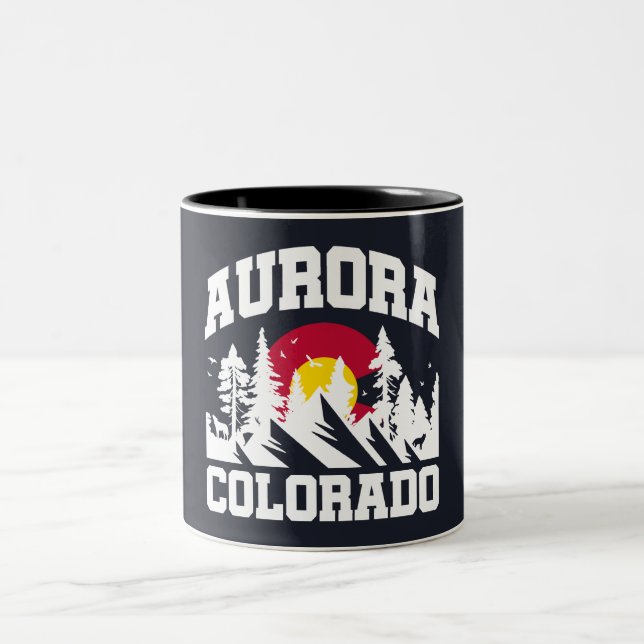 Taza Bicolor Aurora, Colorado (Centro)