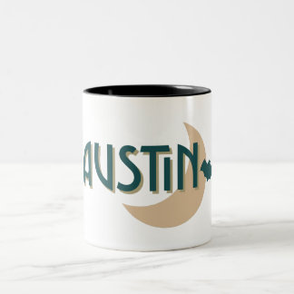 Taza Bicolor Austin City Bat Mug