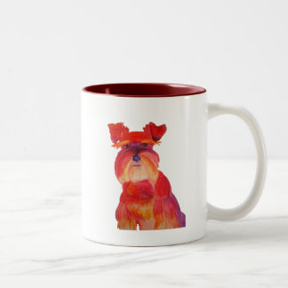 Taza Bicolor Austin en rojo