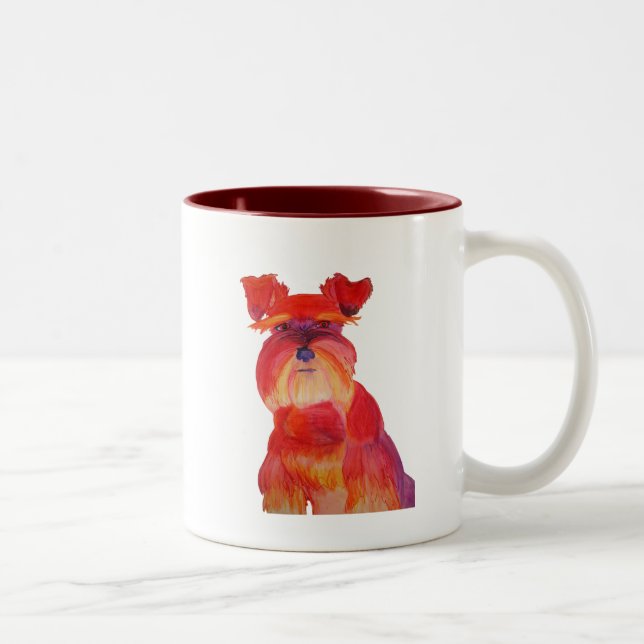 Taza Bicolor Austin en rojo (Derecha)