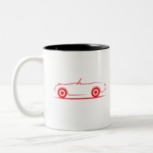 Taza Bicolor Austin Healey Sprite Bugeye