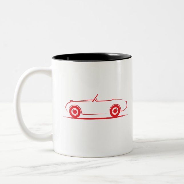Taza Bicolor Austin Healey Sprite Bugeye (Izquierda)