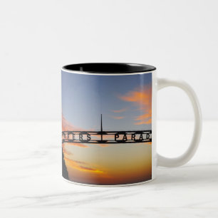 Taza Bicolor Australia, Queensland, Costa de Oro, Amanecer,