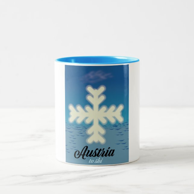 Taza Bicolor Austria para esquiar (Centro)