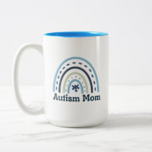 Autism Mom Mug, 15 oz