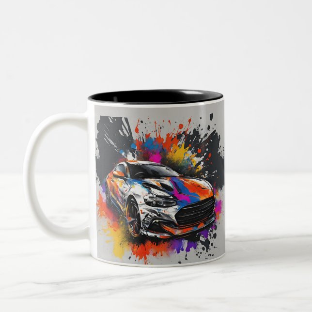 TAZA BICOLOR AUTO CAR (Izquierda)