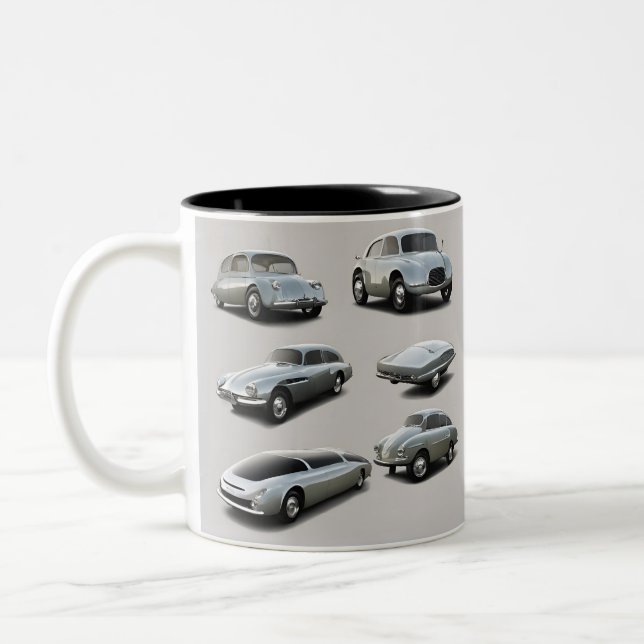 Taza Bicolor Auto Car Tasse (Izquierda)
