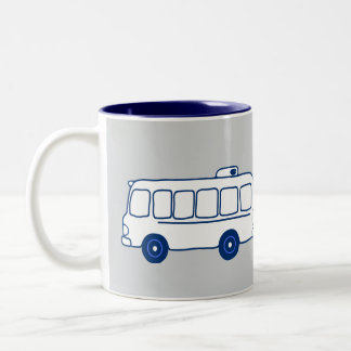 Taza Bicolor Autobús Amargo Camino a la Fiesta de la Lástima