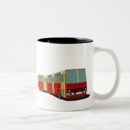 Taza Bicolor Autobús articulado Ikarus 280
