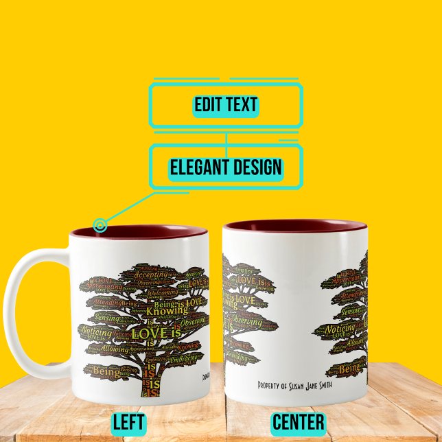 Taza Bicolor Autocuidado de la mente Mug (Please enjoy our design and see the others in the collection.)