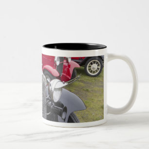 Taza Bicolor automóviles Ford antiguos