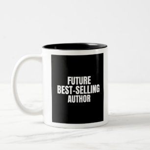 Taza Bicolor Autor de éxitos de ventas futuro