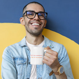Taza Bicolor Autoridad de preguntas me hace cualquier cosa grac