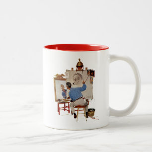 Taza Bicolor Autorretrato triple