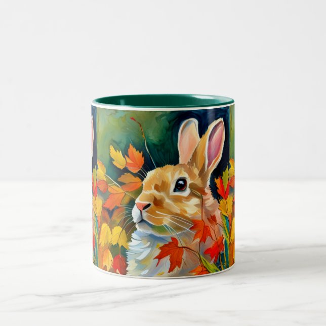 Taza Bicolor Autumn Bunny (Centro)