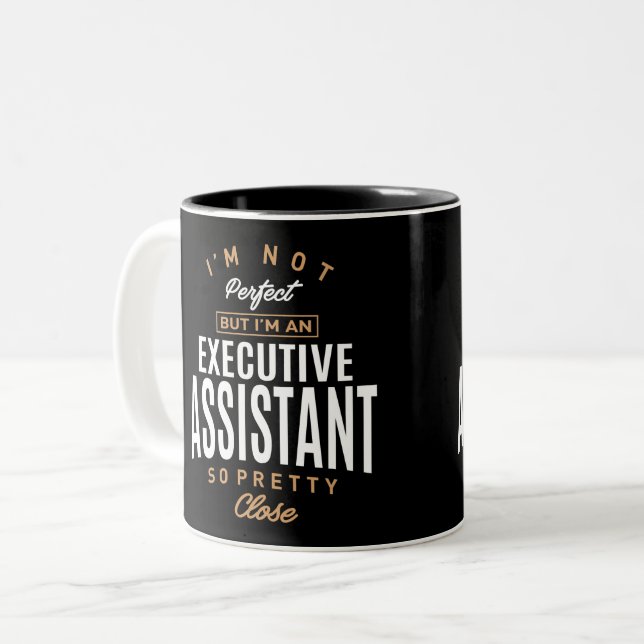 Taza Bicolor Auxiliar Ejecutivo (Anverso izquierdo)