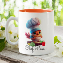 Ave de Chef Personalizada Cuta