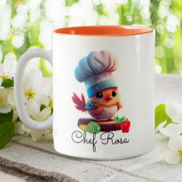 Taza Bicolor Ave de Chef Personalizada Cuta