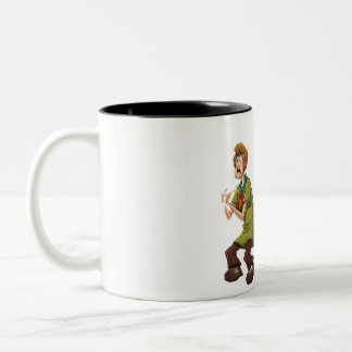Taza Bicolor Aventura con escote de fideos Shaggy y Scooby