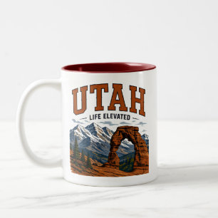 Taza Bicolor Aventura del Cañón Rojo de Utah